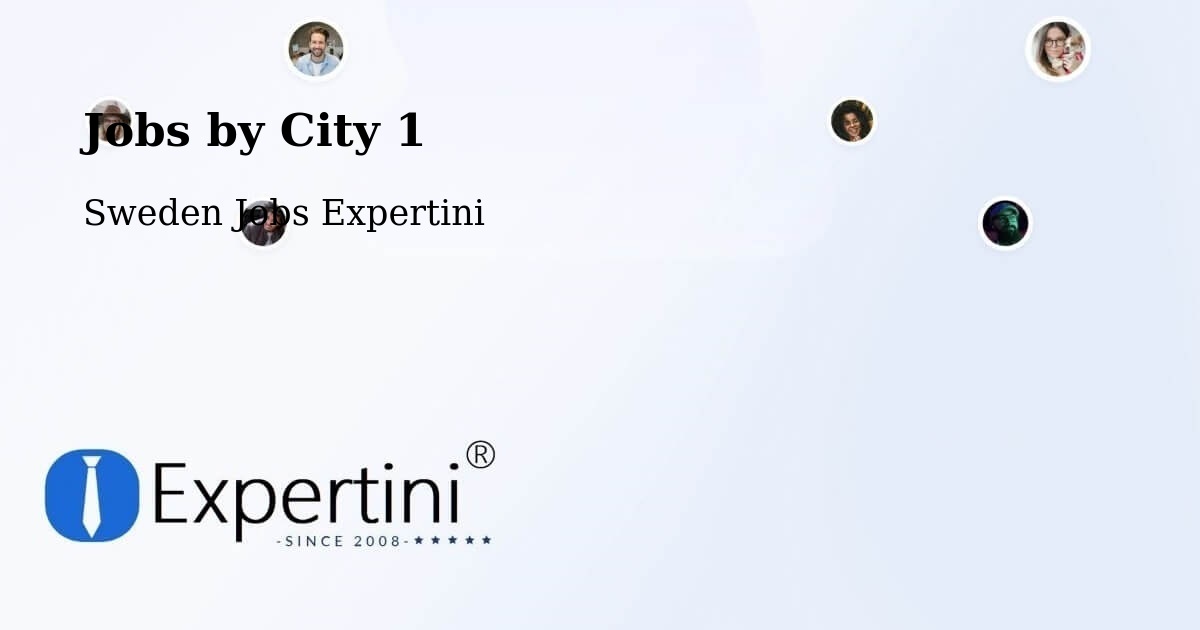 City Jobs in Sweden - Expertini